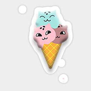 Ice Cream Cat Shirt, Ice Cream Shirt, Ice Cream Party, Ice Cream Birthday, Ice Cream, Ice Cream T-Shirt, Cat Shirt, Cat Lovers Sticker